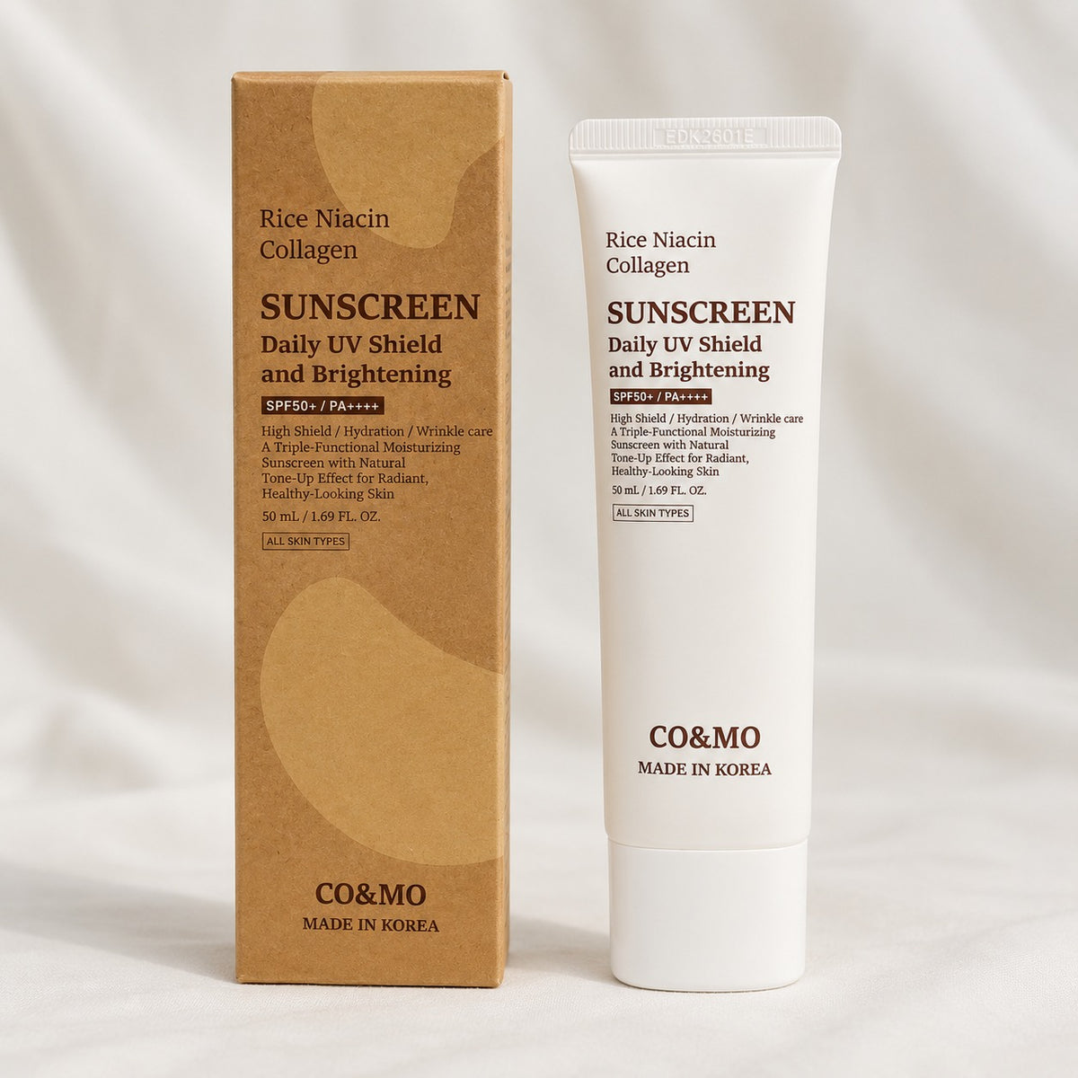 Rice Niacin Collagen Sunscreen  SPF50+ PA++++