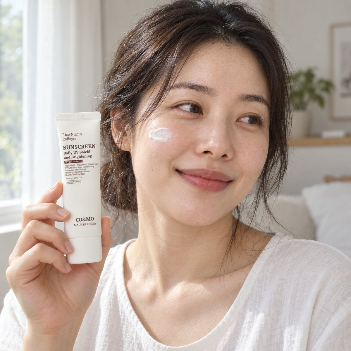 Rice Niacin Collagen Sunscreen  SPF50+ PA++++